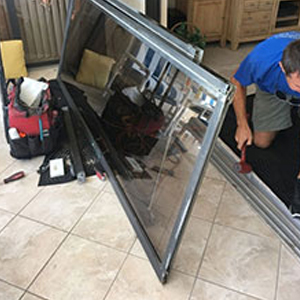 sliding glass door frame repair St. Petersburg